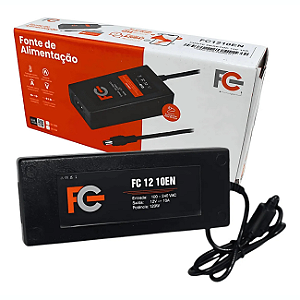 FONTE DE ALIMENTAÇAO 12V 10A FC FC1210EN (TIPO NOTEBOOK )