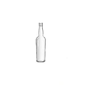 15 UN. GARRAFA DE VIDRO EVA 700 ML COM TAMPA E LACRE