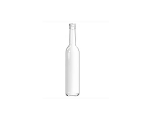 38 UN. GARRAFA DE VIDRO SEDUCTION 500 ML COM TAMPA E LACRE