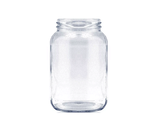 312 UN. POTE DE VIDRO 600 ML C/ TAMPA E LACRE