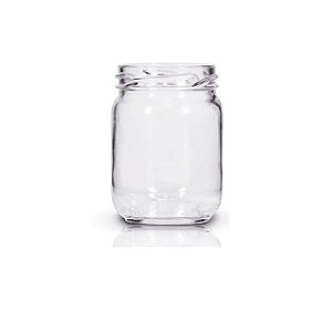 100 UN. POTE DE VIDRO 200 ML COM TAMPA E LACRE