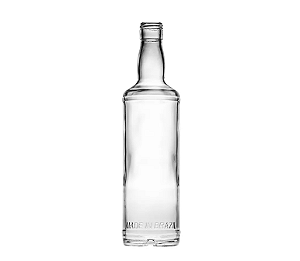 240 UN. GARRAFA DE VIDRO TIRADENTES 700 ML COM TAMPA E LACRE