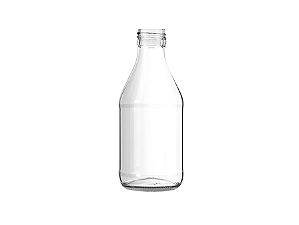 GARRAFA VIDRO 220 ML FECHAMENTO ROSCA