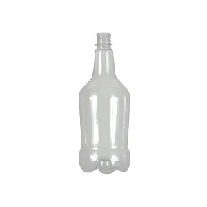 300 UN. GARRAFA PET GROWLER 1 LITRO TRANSPARENTE COM TAMPA