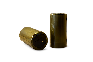 2.000 UN. LACRE/CAPSULA FECHADA DOURADA G 34X60MM