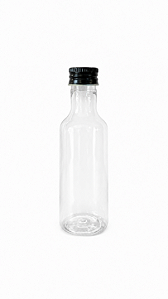 50 UN. MINI GARRAFA DE PLÁSTICO 50 ML FECHAMENTO ROSCA