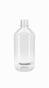 150 UN. FRASCO 500 ML TRANSPARENTE PERFIL ALTO