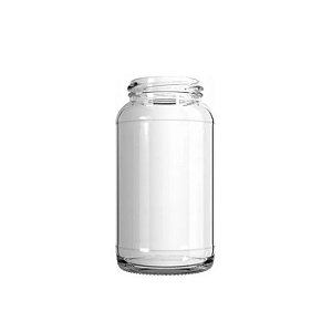 12 UN. POTE DE VIDRO 823 ML COM TAMPA E LACRE