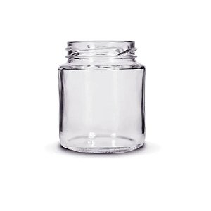 10 UN. POTE DE VIDRO 240 ML COM TAMPA E LACRE