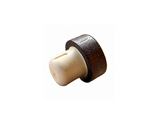 10 UN. ROLHA CABEÇA DE MADEIRA MODELO RETA