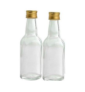 360 UN. MINI GARRAFA DE VIDRO 50 ML FECHAMENTO ROSCA