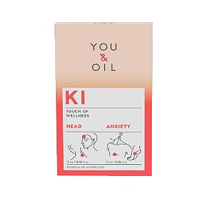 Kit Óleos Essenciais Ki Ansiedade + Dor De Cabeça -  You & Oil 5ml - Lituânia