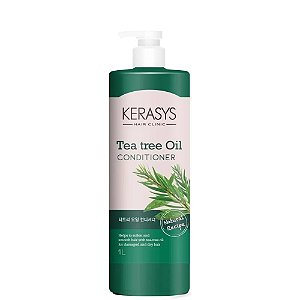 Condicionador Kerasys Tea Tree Oil 1L – Controle de Oleosidade e Equilíbrio