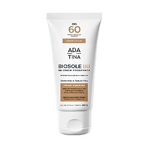 Biosole BB Cream FPS 60 Cor Noce 45 - Toque seco e alta cobertura 40 ml  - Ada Tina