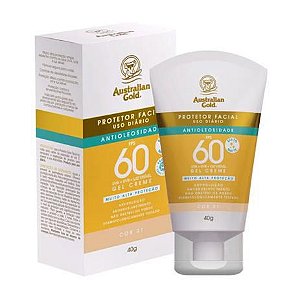 Protetor Solar Facial Antioleosidade Cor 01 FPS 60 - Autralian Gold