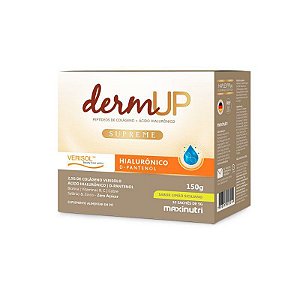 DermUP Supreme Colágeno Verisol + Ácido Hialurônico + D-pantenol - 30 Sachês sabor Limão Siciliano