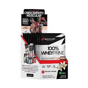 100% Whey Prime Sachês 30g Sabor Baunilha - Bodyaction