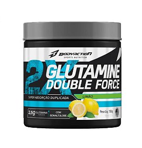 Glutamina Double Force Sabor Limão 150g - BodyAction