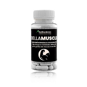 Blend Pró Hormonal e Estimulante BellaMuscle - Linha BellaGym - 60 cápsulas - Belladona