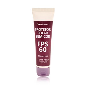 Protetor Solar Facial FPS60 Toque Seco 30g - Belladona