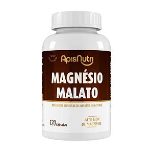 Magnésio Malato 550mg 120cáps | APISNUTRI