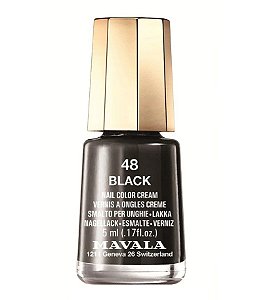 Esmalte Cremoso Mavala Mini Color 5ml - 048 Black