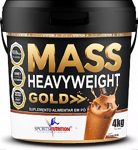 Massa Heavyweight Gold - Chocolate -4kg- Sports Nutrition
