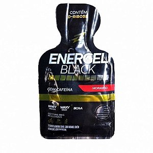 Sachê Energético Energel Black Sabor Morango 30g - Bodyaction