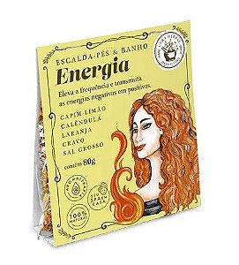 Sais de Banho & Escalda Pés | Energia | 80g - Cura Herbal