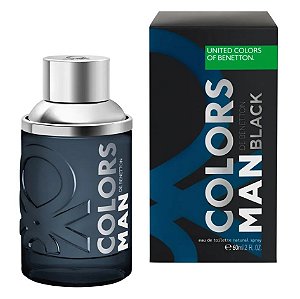 Colors Man Black Intenso - Eau de Parfum Masculino 60ml - Benneton