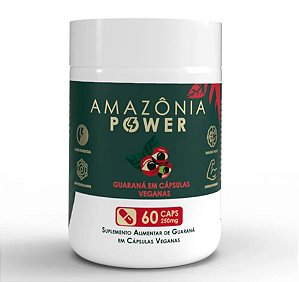 Amazônia Power - Guaraná 250mg 60 cáps - APISVIDA