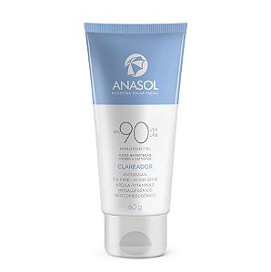 Protetor Solar Facial Clareador Antissinais FPS90 60g - ANASOL