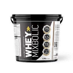 Whey Mix Bolic - 28g de Proteínas por dose - Sabor Chocolate 2,268kg - Sports Nutrition