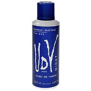 Desodorante BodySpray UDV Night -Ulric de Varens Masc 200ml