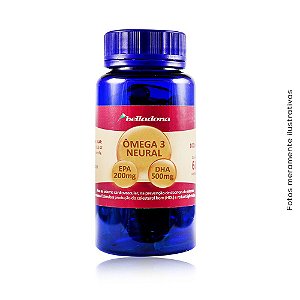 Omega 3 Neural (DHA 500mg + EPA 200mg) - 1000mg - 60 cápsulas