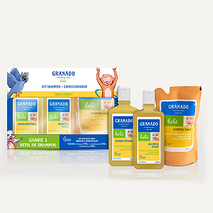 Kit Sh+Cond+Refil Shampoo Tradicional Bebê 250ml -  Granado
