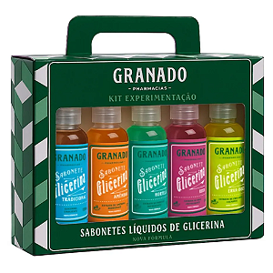 Kit Experimentação 5 Sab. Liquido Glicerina 120ml - Granado