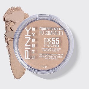 Pó Compacto FPS55 Cor P10 – Efeito Matte 12h - Pink Cheeks