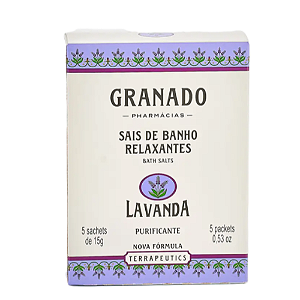 Sais de Banho Lavanda - 5 unid - Terrapeutics Granado