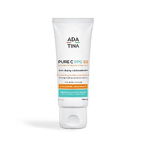 Protetor Solar com FPS50 Vitamina C e Niacinamida Clareadora | Pure C - 50ml