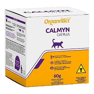 Suplemento para Gatos Ansiosos | Calmyn Cat Plus 60g - Organnact