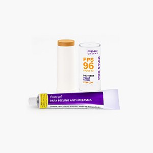Kit Renova & Protege – Creme Gel Anti-Melasma Belladona + Protetor Solar FPS96 ProStick 10 Pink Cheeks