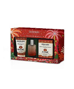 Kit Trio Gengibre Revigorante – Colônia 30ml, Sabonete e Creme Mãos - Granado