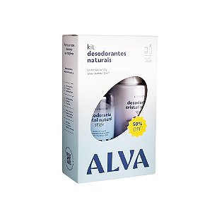 Kit Transição | Cristal Natural 120g + Spray Lavanda 120ml - Alva