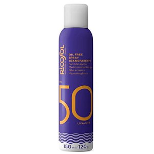 Protetor Solar Spray Transparente FPS 50 150ml - Ricosol