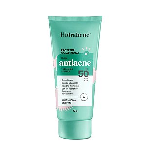 Protetor Solar Fluido FPS50 Antiacne 50g - Hidrabene
