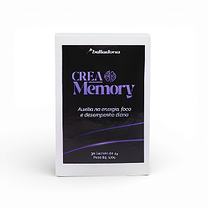 Crea Memory Creatina 3g – Performance Mental e Desempenho Diário – 30 sachês