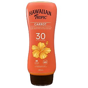 Protetor Solar Hawaiian Tropic Carrot SPF 30 - 240mL