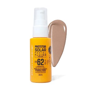 Protetor Solar Facial Fluido FPS62 (Cor 15) 30ml - Pink Cheeks
