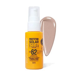Protetor Solar Facial Fluido FPS62 (Cor 10) 30ml - Pink Cheeks